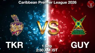 TKR vs GUY - Caribbean Premier