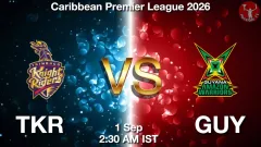 TKR vs GUY Match Preview, Picture