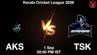 AKS vs TSK AKS vs TSK - Kerala Cricket