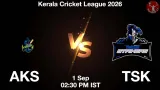 AKS vs TSK Dream11 Prediction, Preview & Updates - <small>Tue, 01 Sep 02:30 PM IST</small>