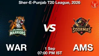 WAR vs AMS - Sher-E-Punjab T20