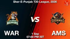 WAR vs AMS Match Preview, Picture