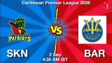 SKN vs BAR Dream11 Prediction, Preview & Updates - <small>Wed, 02 Sep 04:30 AM IST</small>