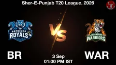 BR vs WAR Match Preview, Picture
