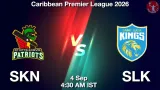 SKN vs SLK Dream11 Prediction, Preview & Updates - <small>Fri, 04 Sep 04:30 AM IST</small>