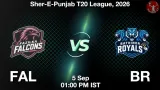 FAL vs BR Dream11 Prediction, Preview & Updates - <small>Sat, 05 Sep 01:00 PM IST</small>