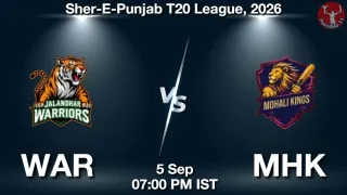 WAR vs MHK - Sher-E-Punjab T20