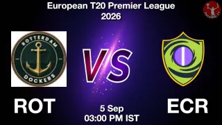 ROT vs ECR ROT vs ECR - European T20
