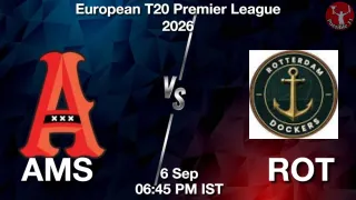 AMS vs ROT - European T20