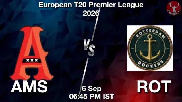 AMS vs ROT Match Previews and Cricket Tips
