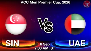 SIN vs UAE - ACC Men
