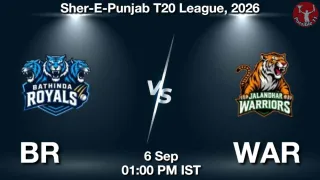BR vs WAR - Sher-E-Punjab T20