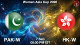 PAK-W vs HK-W Dream11 Prediction - <small>Mon, 07 Sep 08:00 PM IST</small>