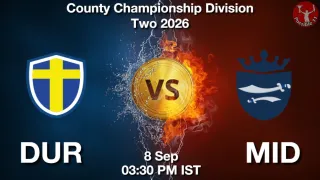 DUR vs MID - County Championship