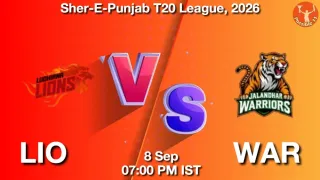 LIO vs WAR LIO vs WAR - Sher-E-Punjab T20