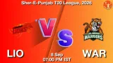 LIO vs WAR Dream11 Prediction, Preview & Updates - <small>Tue, 08 Sep 07:00 PM IST</small>