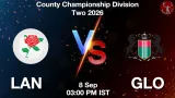 LAN vs GLO Dream11 Prediction, Preview & Updates - <small>Tue, 08 Sep 03:00 PM IST</small>