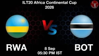 RWA vs BOT RWA vs BOT - ILT20 Africa