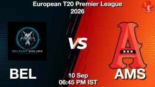 BEL vs AMS - European T20