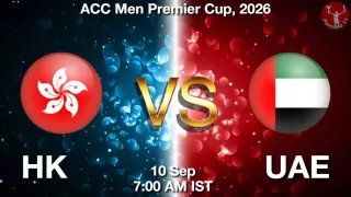 HK vs UAE HK vs UAE - ACC Men