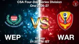 WEP vs WAR Dream11 Prediction, Preview & Updates - <small>Thu, 10 Sep 01:30 PM IST</small>