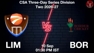 LIM vs BOR LIM vs BOR - CSA Three-Day
