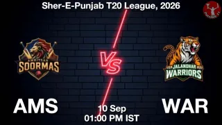 AMS vs WAR - Sher-E-Punjab T20