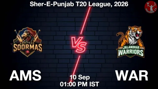 AMS vs WAR Match Previews and Cricket Tips