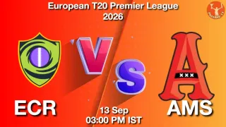 ECR vs AMS - European T20
