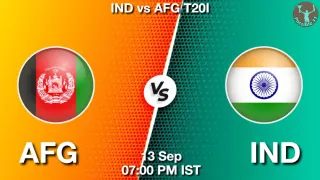AFG vs IND AFG vs IND - Afghanistan vs
