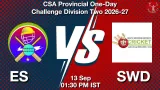 ES vs SWD Dream11 Prediction, Preview & Updates - <small>Sun, 13 Sep 01:30 PM IST</small>