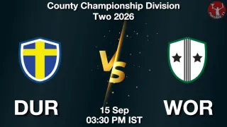 DUR vs WOR - County Championship
