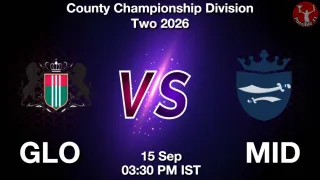 GLO vs MID - County Championship