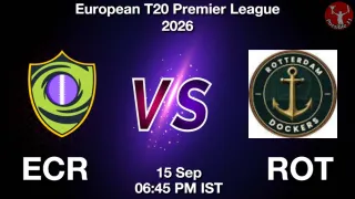 ECR vs ROT ECR vs ROT - European T20