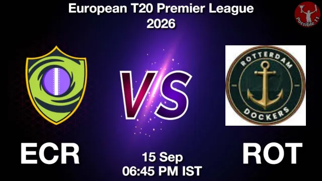 ECR vs ROT Match Previews and Cricket Tips