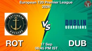 ROT vs DUB - European T20