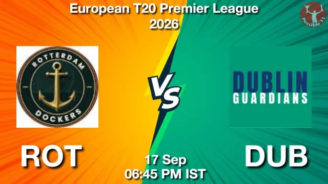 ROT vs DUB Match Previews and Cricket Tips