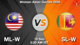 ML-W vs SL-W Dream11 Prediction - <small>Fri, 18 Sep 05:30 AM IST</small>