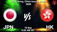 JPN vs HK Match Preview, Picture