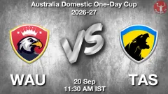 WAU vs TAS Match Preview, Picture