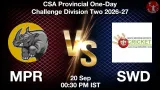 MPR vs SWD Dream11 Prediction, Preview & Updates - <small>Sun, 20 Sep 12:30 PM IST</small>