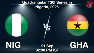 NIG vs GHA - Quadrangular T20I