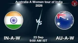 IN-A-W vs AU-A-W Dream11 Prediction - <small>Wed, 23 Sep 09:00 AM IST</small>