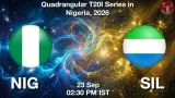 NIG vs SIL Dream11 Prediction, Preview & Updates - <small>Wed, 23 Sep 02:30 PM IST</small>