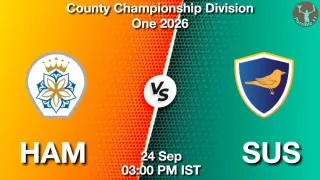 HAM vs SUS - County Championship