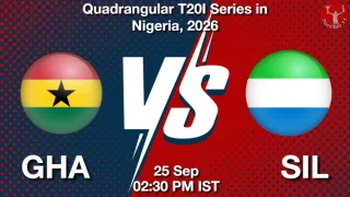 GHA vs SIL - Quadrangular T20I