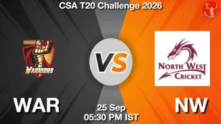 WAR vs NW - CSA T20