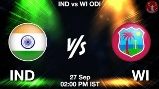 IND vs WI - West Indies