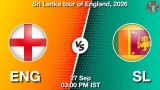 ENG vs SL Dream11 Prediction, Preview & Updates - <small>Sun, 27 Sep 03:00 PM IST</small>
