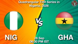 NIG vs GHA - Quadrangular T20I